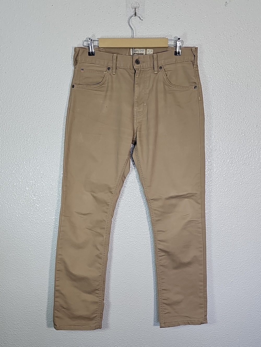 Patagonia Men's Slim Straight Khaki Jeans.